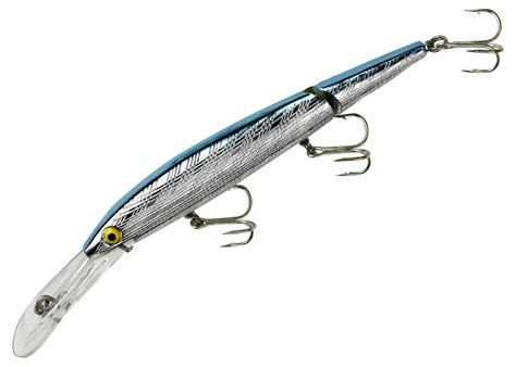 Rebel Jointed Spoonbill Minnow Dj30 Silver Blue Vimage Outdoors