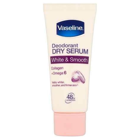 Here are some of its benefits: Vaseline 48hr Protection Deodorant Dry Serum White ...