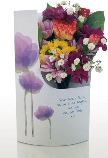 Condolences Floral Card