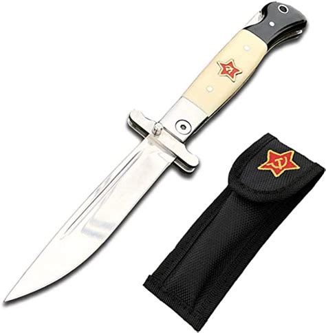 Promithi Russian Knife Finka Nkvd Knife Kgb Manual Folding
