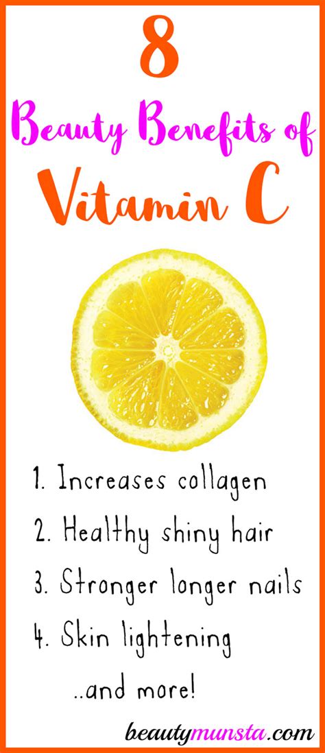 Vitamin c for the immune system. 8 Surprising Beauty Benefits of Vitamin C - beautymunsta ...