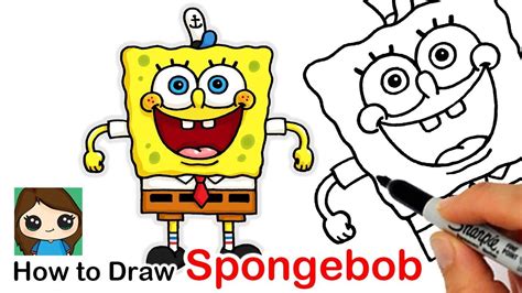 How To Draw Spongebob Squarepants Teaching Drawing Drawing Lessons