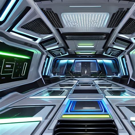 559 Futuristic Spaceship Interior A Futuristic And Sci Fi Inspired