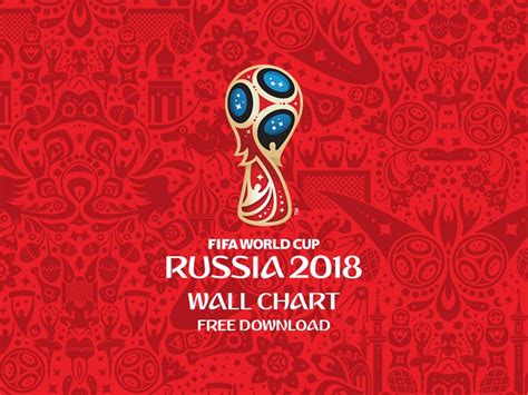 freebie fifa world cup russia 2018 wall chart by akbar hossain word cup world cup russia 2018