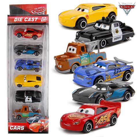 מוצר 164 Disney Pixar Cars 3 Metal Car Toys Lightning Mcqueen Black