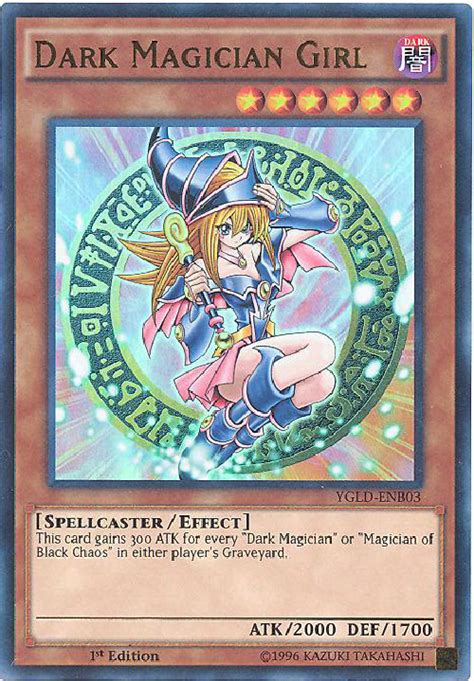 Yu Gi Oh Card Ygld Enb03 Dark Magician Girl Ultra Rare Holo Mint