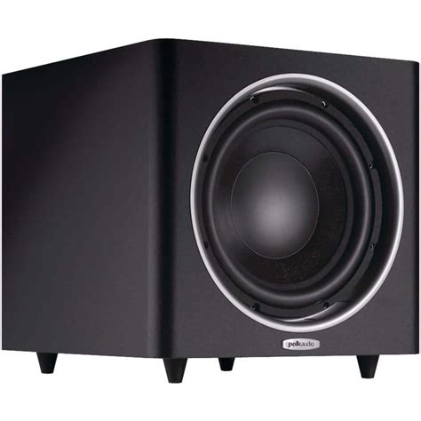 Polk Audio 10 In Subwoofer Black Psw 110 Blk The Home Depot