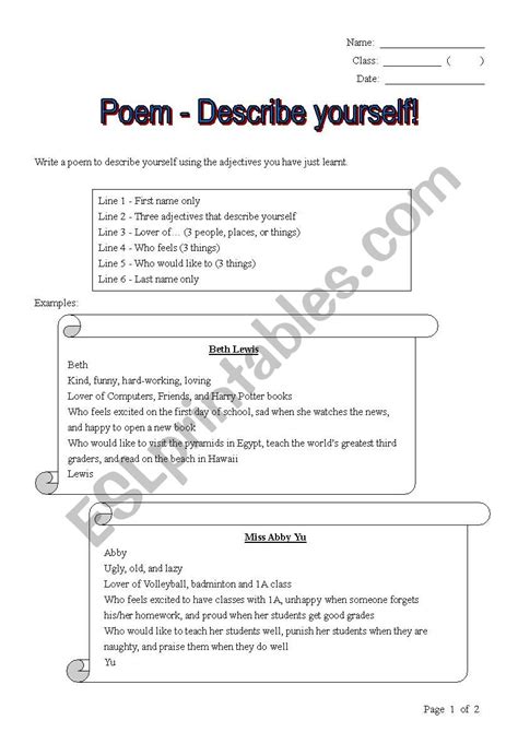 🏷️ How To Write A Good Poem About Yourself How To Write A Poem About