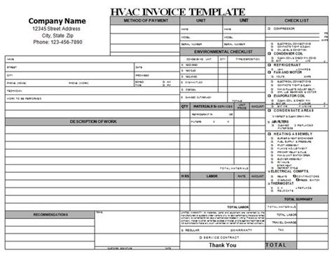Specifically designed for hvac professionals, this electronic work order form keeps all pertinent job information on your mobile device. HVAC Repair Invoice Download | HVAC Invoice Templates | Pinterest | Hvac repair, Templates free ...