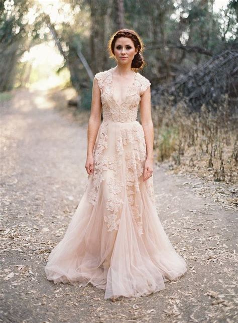 28 Dreamy Pink Wedding Gowns For Romantic Brides Weddingomania