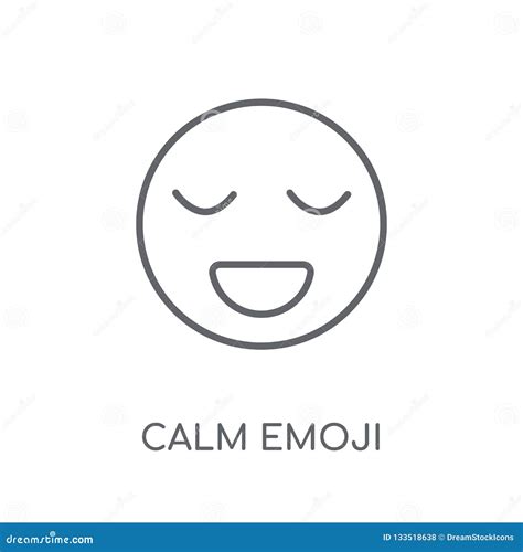 Calm Emoji Icon From Emoji Collection Vector Illustration