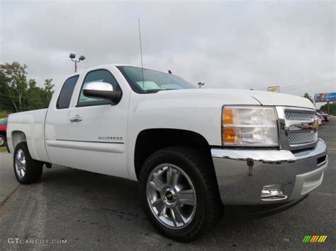 2013 Summit White Chevrolet Silverado 1500 Lt Extended Cab 71062892