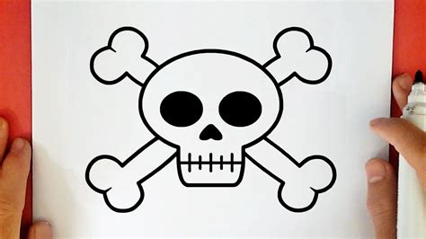Como Desenhar Uma Caveira Pirata Youtube