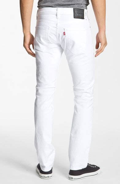 Levis 511 Skinny Jeans In White For Men Lyst