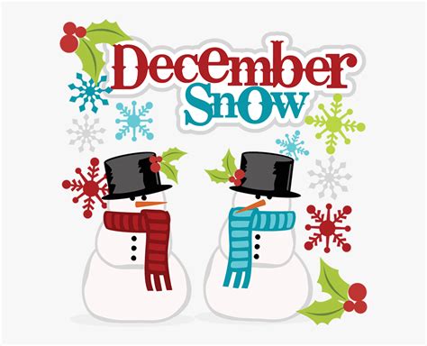 Snow Clipart December Free Transparent Clipart Clipartkey