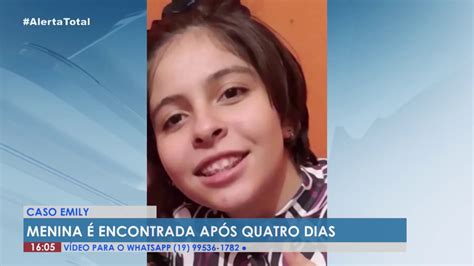 Alerta Total Menina Emily Encontrada Ap S Quatro Dias Desaparecida Youtube