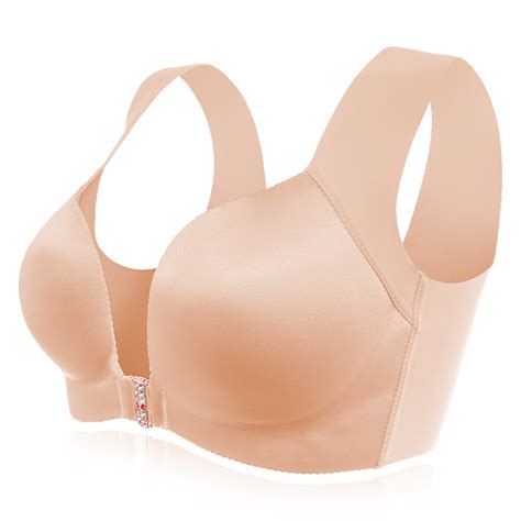 Sexy Front Closure Wireless Gather Thin Wide Shoulder Strap Comfort Bras Newchic