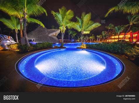 Tropical Swimming Pool Image And Photo Free Trial Bigstock