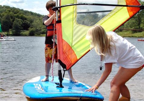 Pennsylvania Overnight Coed Summer Camp Sailing And Windsurfing Program