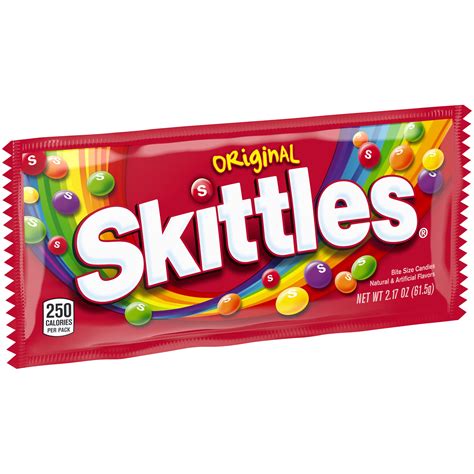 Skittles Original Candy Single Pack 217 Ounce