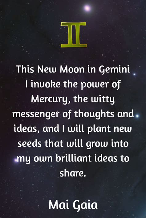 New Moon In Gemini Rejuvenate Your Thoughts And Ideas Gemini
