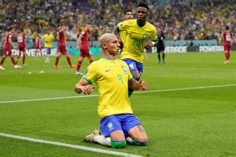 World Cup 2022 Richarlison Doubles As Brazil Beat Serbia 2 0