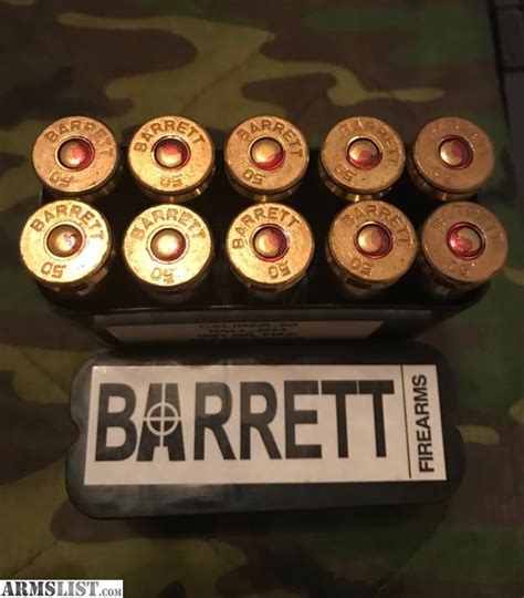 Armslist For Sale Barrett 50 Bmg M33 661 Gr Fmj