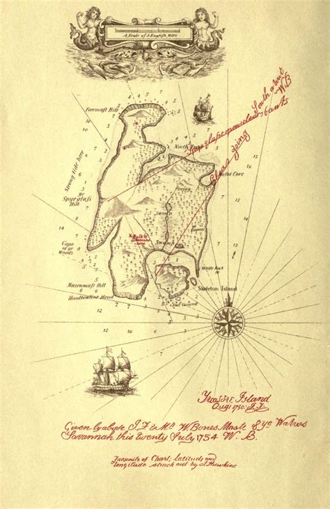 Treasure Island Map Mapas del tesoro Diseño del mapa La isla del tesoro