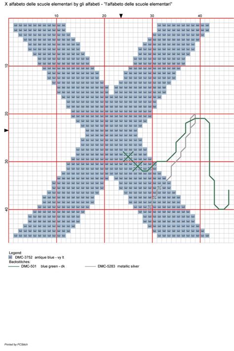 alfabeto delle scuole elementari x pretty cross stitch counted cross stitch patterns
