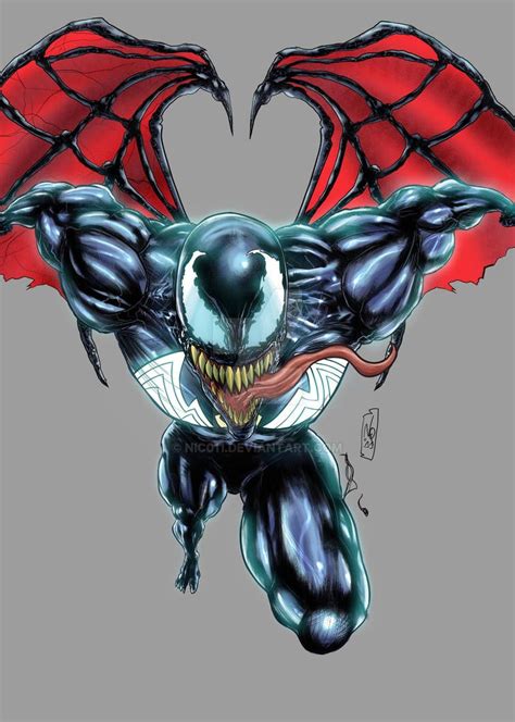Venom Wings By Nic011 On Deviantart In 2022 Comic Art Marvel Comics