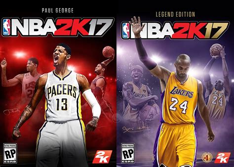 Nba 2k17 Standard Kobe Bryant Legend And Kobe Bryant Legend Gold Edition