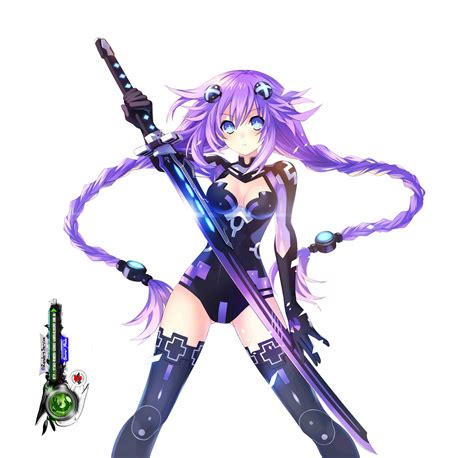 Neptunia Purple Heart AW VIII Battle Render 3vers ORS Anime Renders