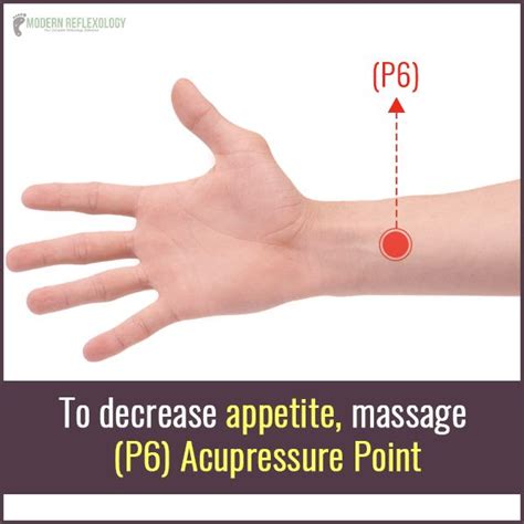 Decrease Your Appetite By Working On The P6 Point Acupressure