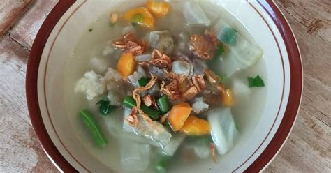 Rasanya karena cuma sering dimakan di resto, menu ini jadi spesial dan istimewa. 166 resep sup kaki sapi bening enak dan sederhana ala ...