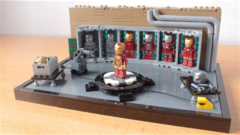 Lego Iron Man 3 Hall Of Armor Moc Youtube