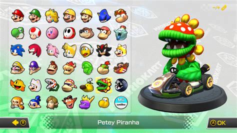 Petey Piranha Port Mario Kart 8 Deluxe Mods