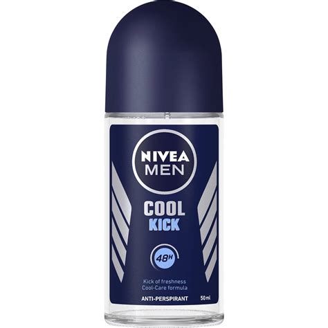 Nivea Men Cool Kick Antiperspirant Roll On Deodorant 50ml Woolworths
