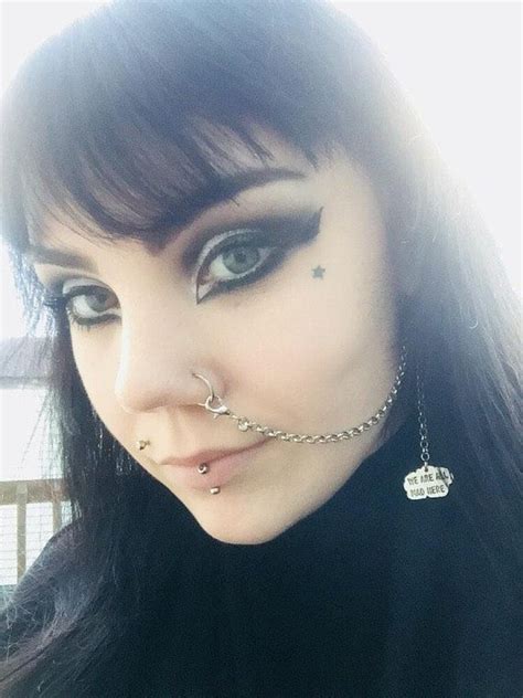 We Are All Mad Here Nose Chain Nose Chain Piercings Face Tattoo
