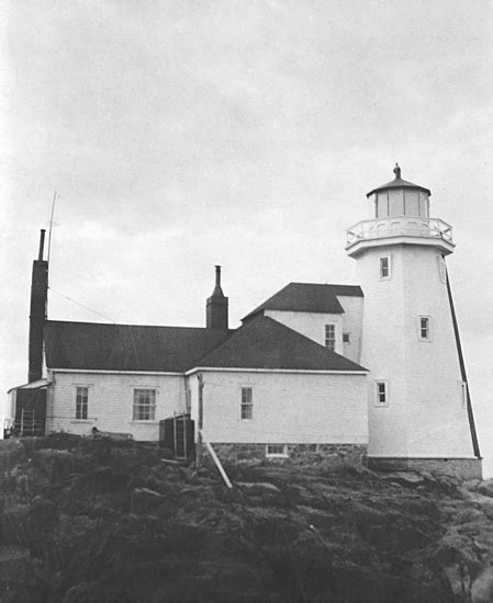 Île Aux Oeufs Egg Island Lighthouse Quebec Canada At
