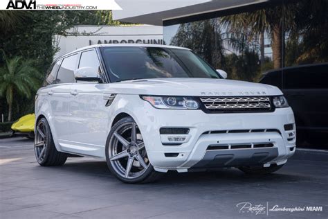 Browse custom wheels and tires that fit your land rover range rover by selecting the year and option, or check out our bestselling list. White Range Rover Sport - ADV6 M.V2 SL Series Forged Wheels