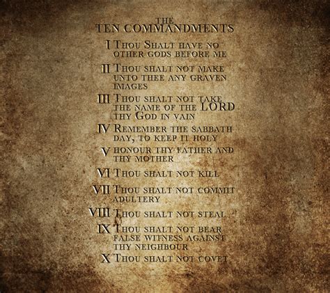 The Ten Commandments Wallpapers On Wallpaperdog