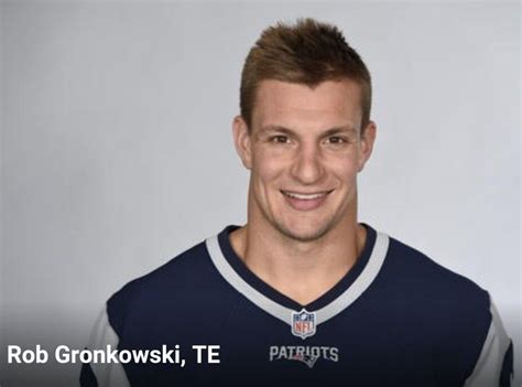 Rob Gronkowski New England Patriots Te 2016 Headshot Gronkowski