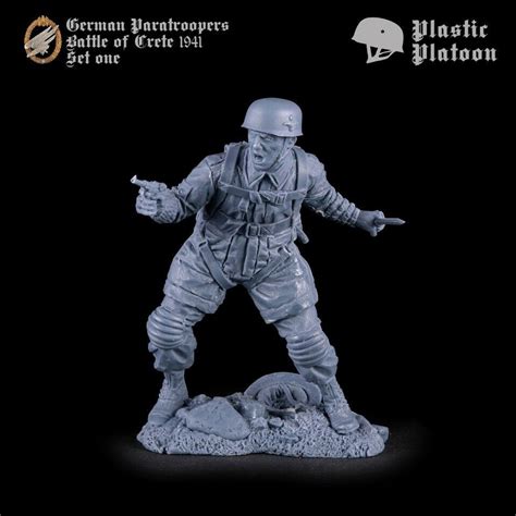 Plastic Platoon Wwii German Paratroopers Battle Of Crete 1941 Set 1