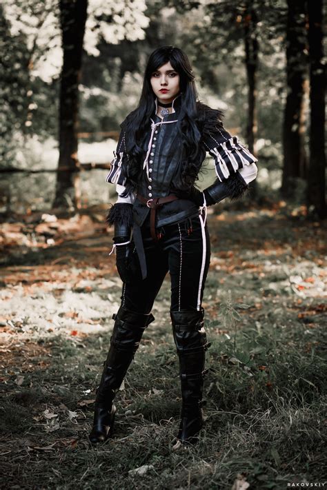 Yennefer Cosplay Costume Highly Detailed Yennefers Black Etsy