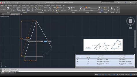 Graphical Vector Addition With Autocad Youtube