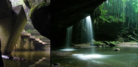 Hiking Hocking Hills State Park Waterfalls Caves Cliffs Forests And