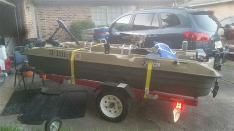 Pelican Bass Raider 10e With Extras Plus Trailer For Sale In Houston