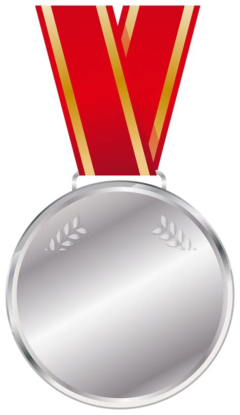 Silver Medal Clipart