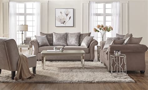 Perfect for a large living room, a 4 seater sofa set never fails to create a style statement. Dove Sofa & Love | Serta 7500 | Living Room Sets | Price Busters Furniture