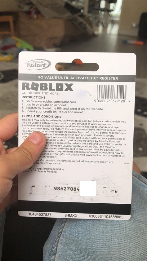 Unused Robux Codes